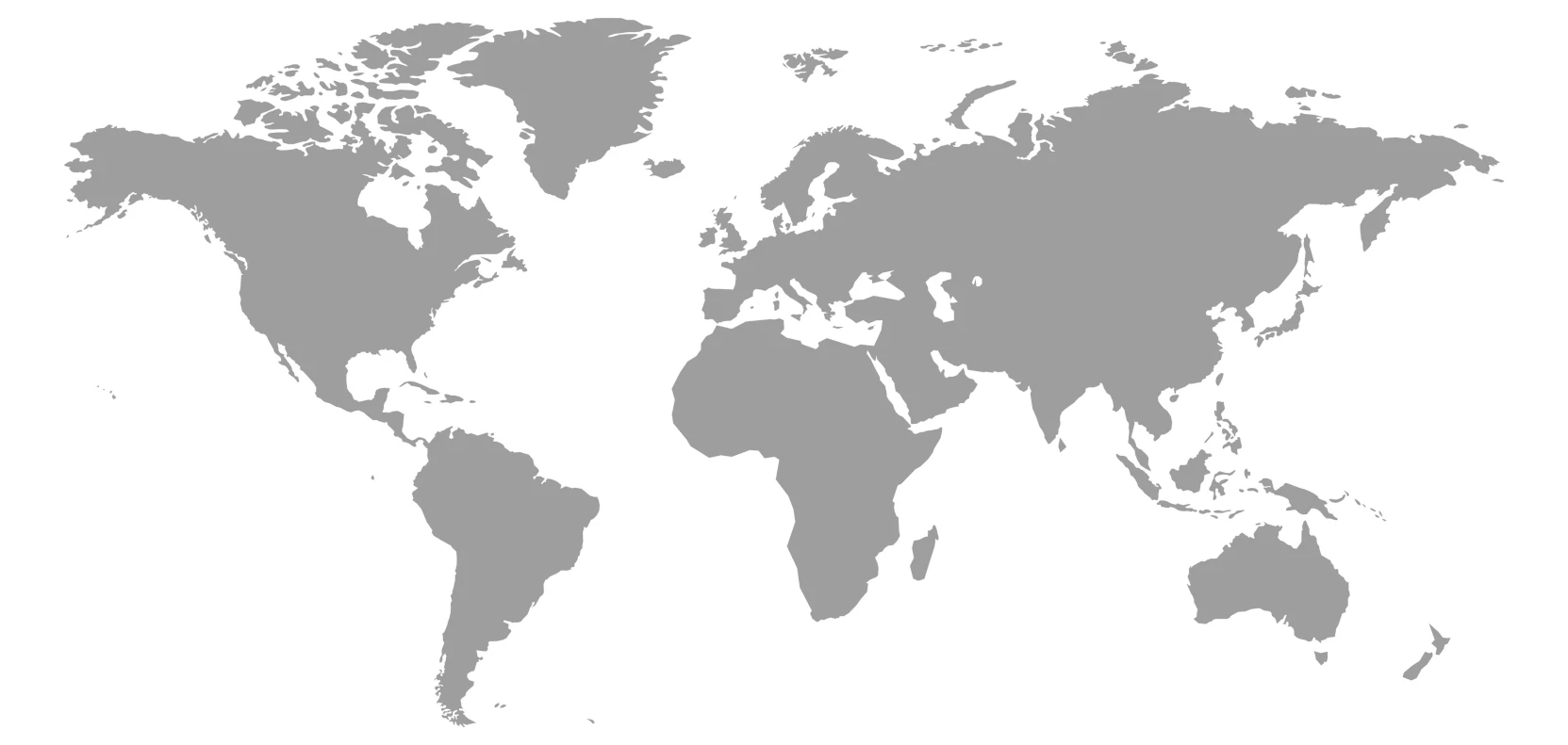 worldwide operations map